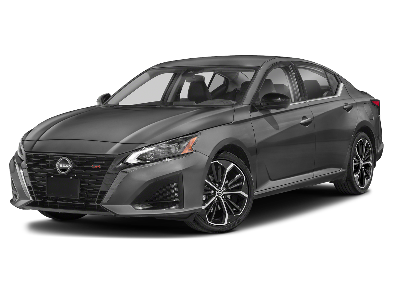 2024 Nissan Altima 2.5 SR in Gun Metallic — front three-quarter view