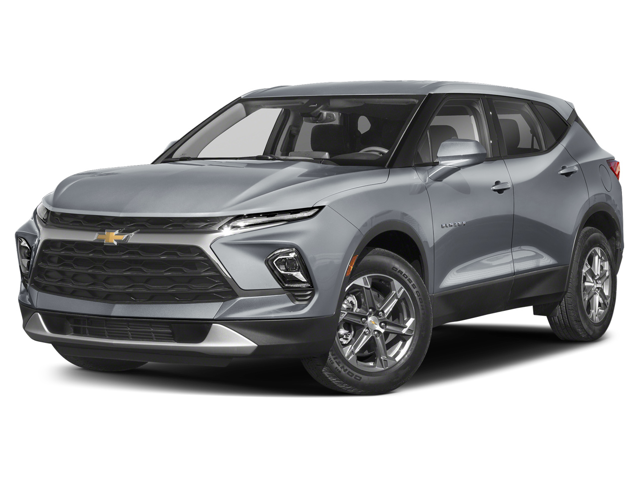 2025 Chevrolet Blazer LT in Sterling Gray Metallic — front three-quarter view