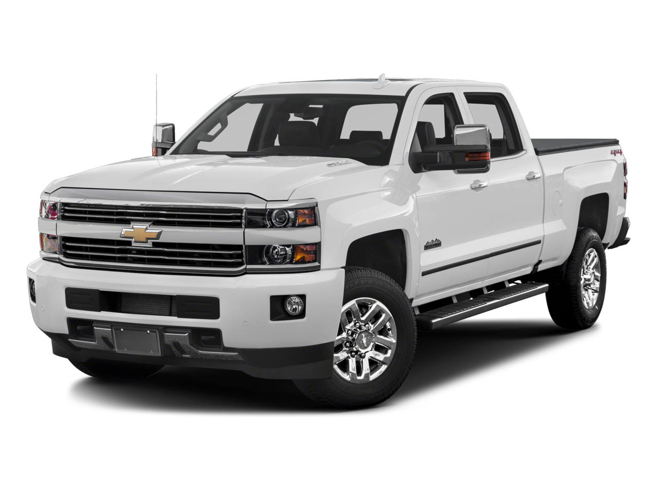 2018 Chevrolet Silverado 3500HD High Country in Iridescent Pearl Tricoat — front three-quarter view