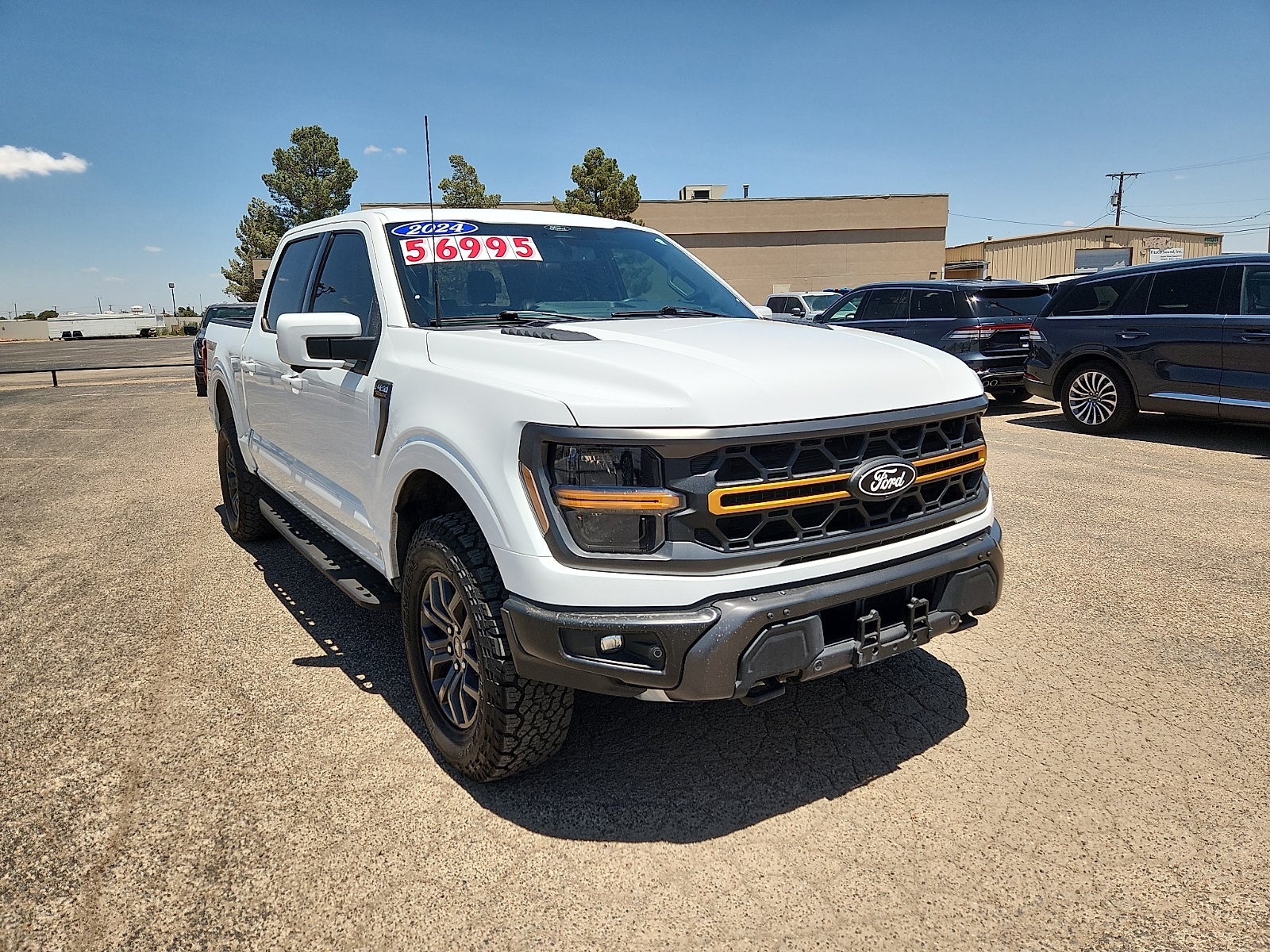 2024 Ford F-150 Tremor in Oxford White — front three-quarter view